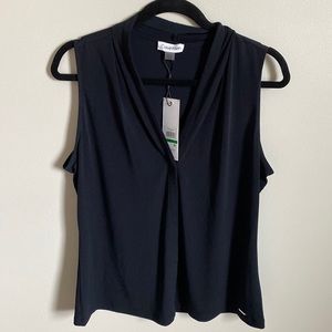 CK navy top size L (NWT)